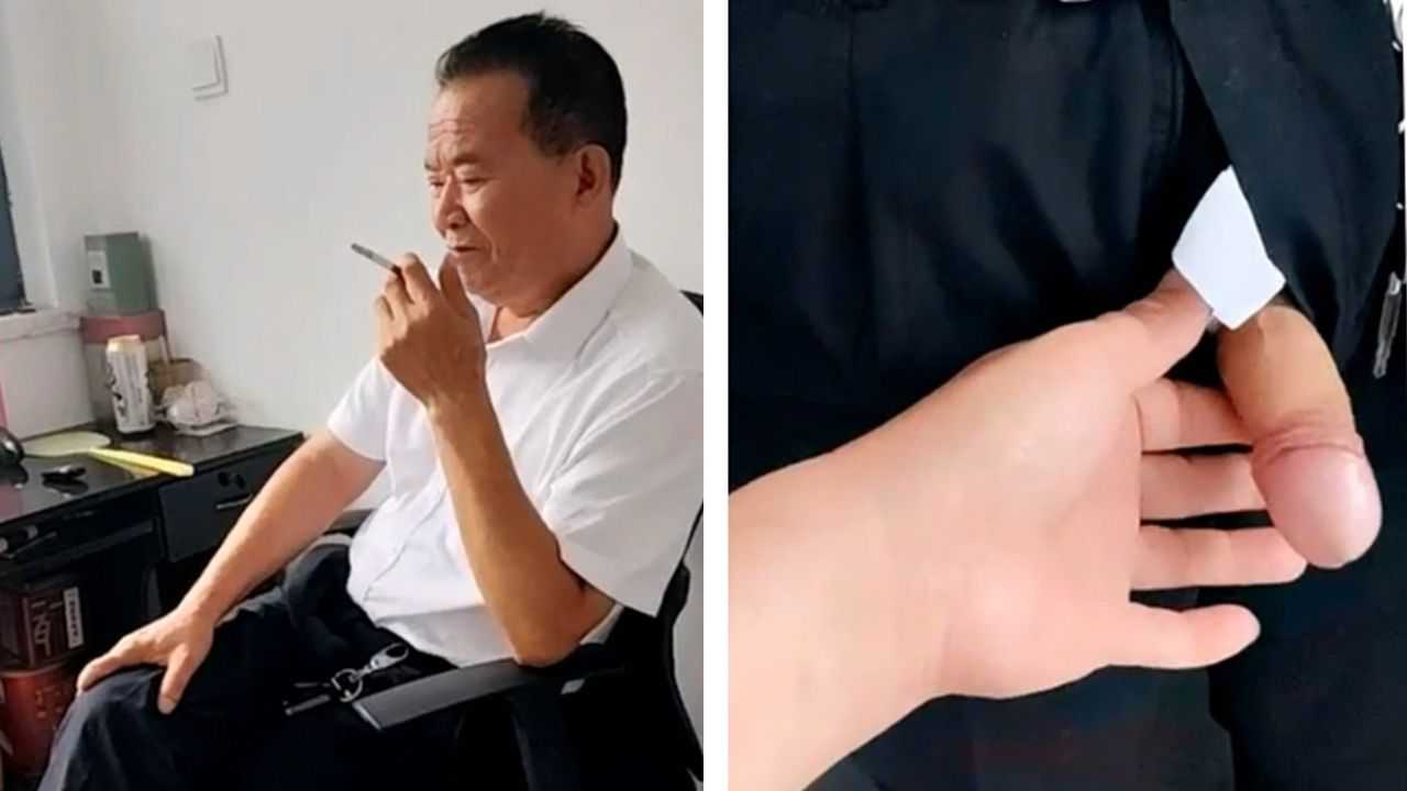 玩帅老头的粉嫩鸡巴