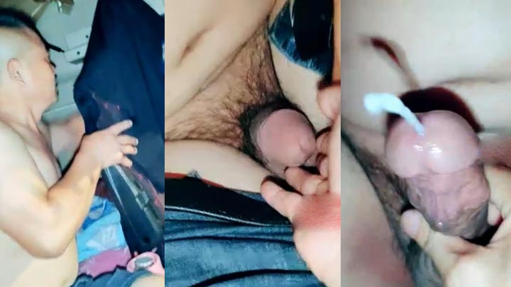 路上勾引货车司机口喷射