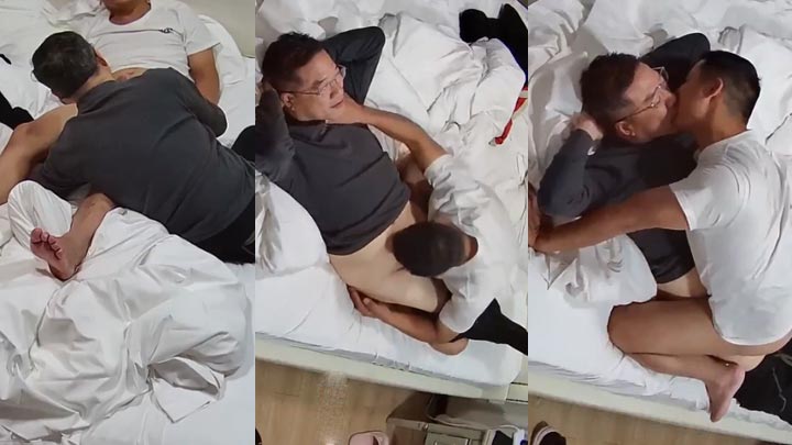 体制内肉臀大叔约帅中年开房被偷拍6